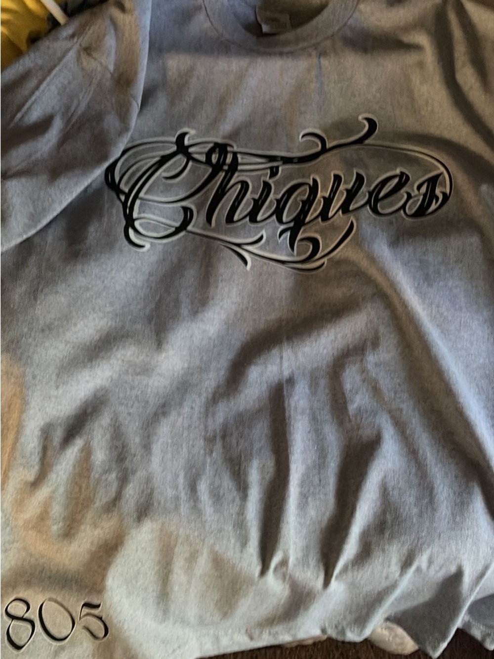 Chiques Gray Logo Crewneck Sweatshirt for Men